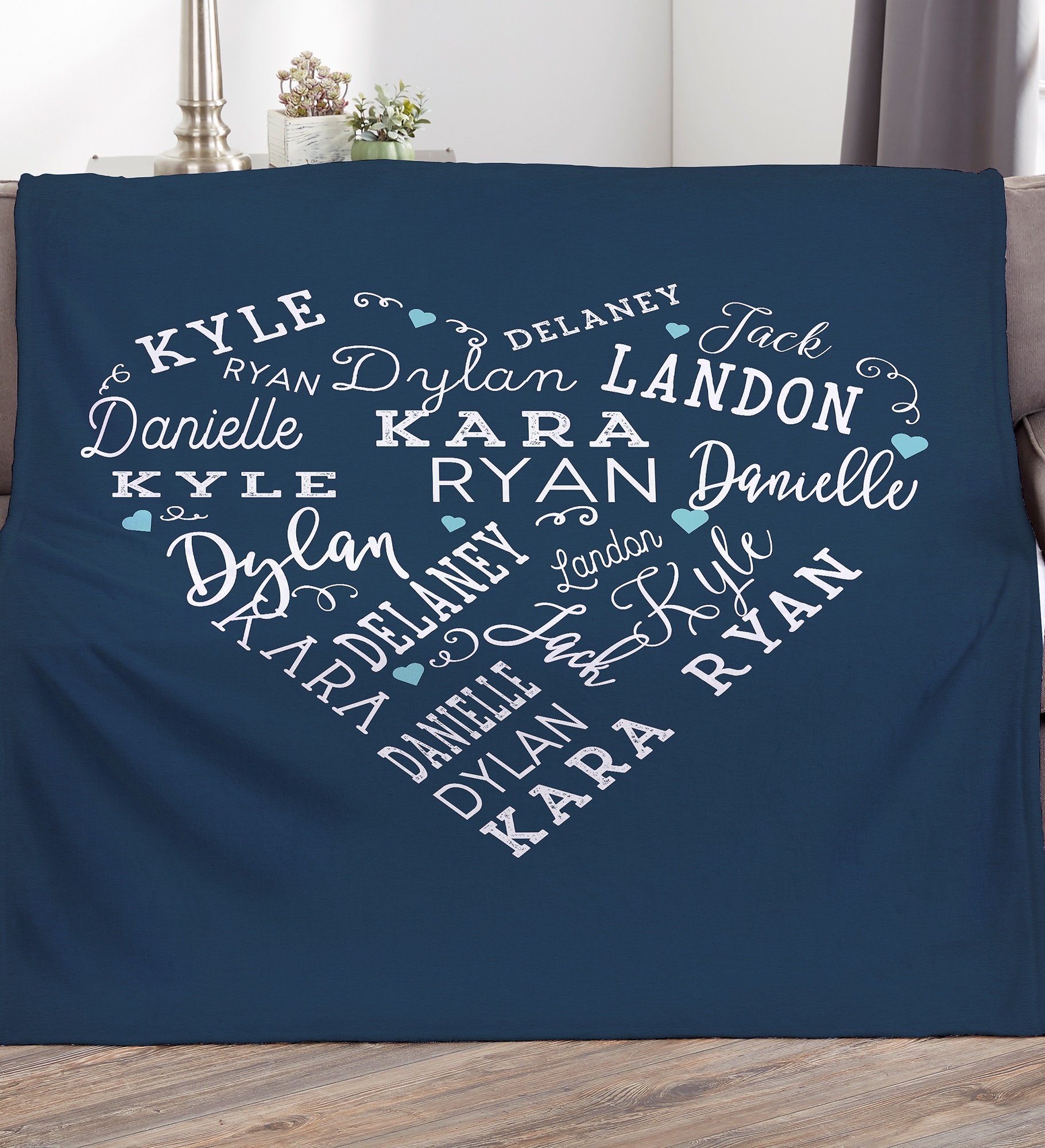 Close To Her Heart Personalized Blanket